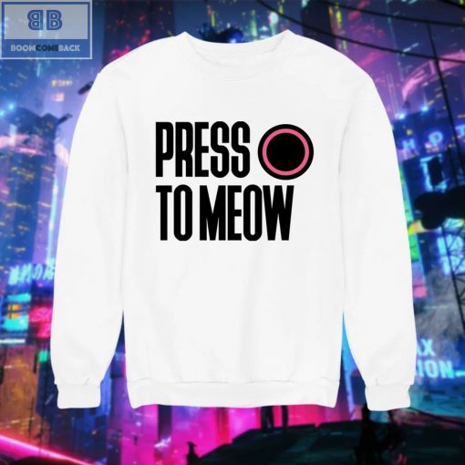 Press O To Meow Shirt