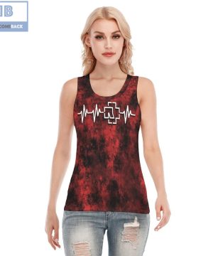 Rammstein Band Women's Skinny Sport Tank Top 1