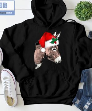 Santa Donkey Christmas Shirt