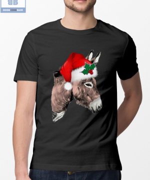 Santa Donkey Christmas Shirt