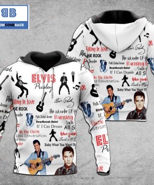 Sayings of Elvis Presley 3D Hoodie