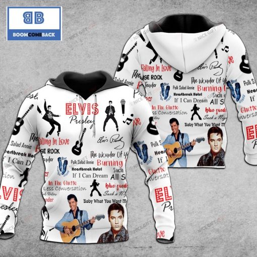 Sayings of Elvis Presley 3D Hoodie