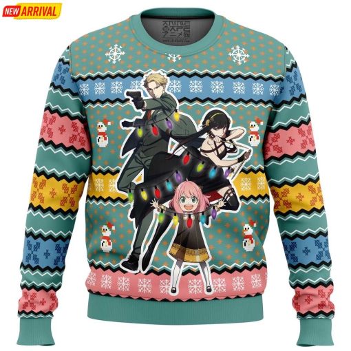 Spy Xmas Family Ugly Christmas Sweater