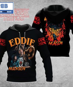 Stranger Things Eddie Munson Emotion 3D Hoodie