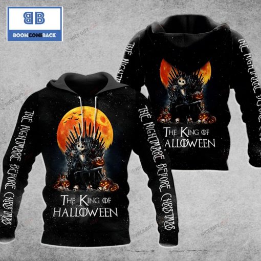 The Nightmare Before Christmas The King Of Halloween 3D Hoodie