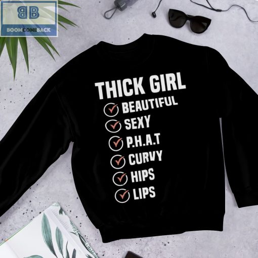 Thick Girl Beautiful Sexy Phat Curvy Hips Lips Shirt