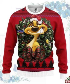 Timon Lion King Ugly Christmas Sweater