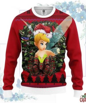 Tinker Bell Christmas Circle Ugly Christmas Sweater