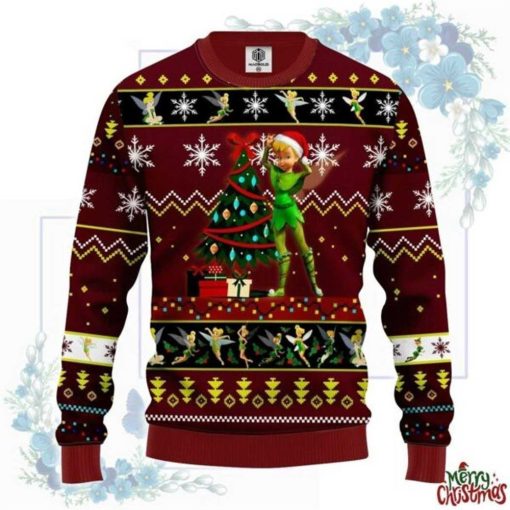 Tinker Bell Christmas Tree Ugly Christmas Sweater