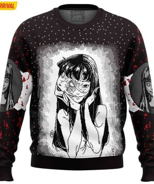 Tomie Junji Ito Ugly Christmas Sweater