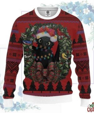 Toothless Christmas Circle Ugly Christmas Sweater