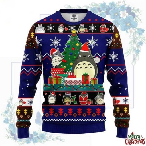 Totoro Ghibli Gift Ugly Christmas Sweater