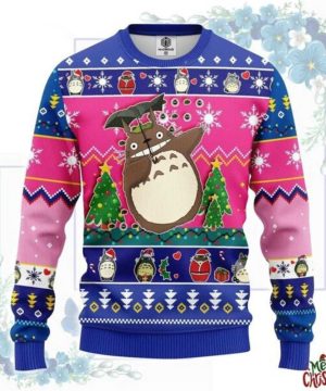 Totoro Ghibli Ugly Christmas Sweater