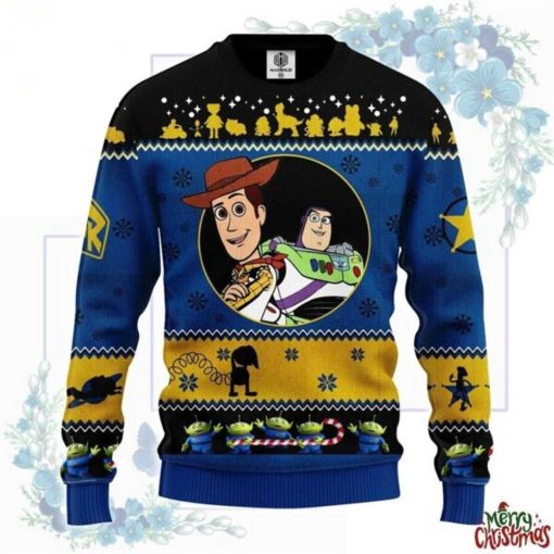 Toy Story Woody Buzz Lightyear Ugly Christmas Sweater