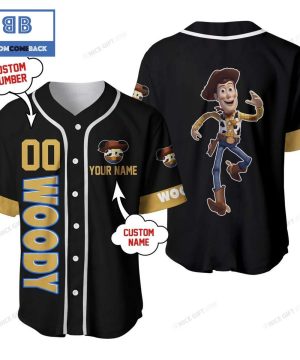 Toy Story Woody Custom Name And Number Baseball Jersey