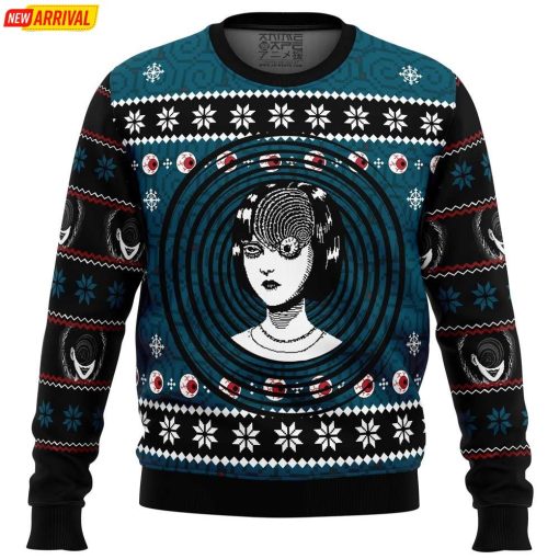 Uzumaki Junji Ito Ugly Christmas Sweater