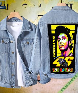 Valentino Rossi Vr46 The Doctor Denim Jacket