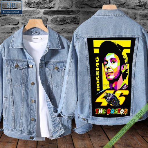 Valentino Rossi Vr46 The Doctor Denim Jacket