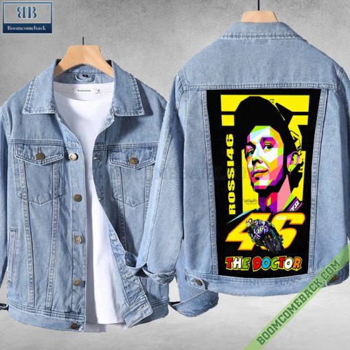 Valentino Rossi Vr46 The Doctor Denim Jacket