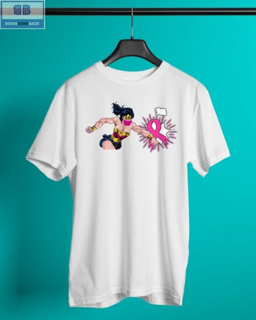 Wonder Woman Breast Cancer Awareness Shirt