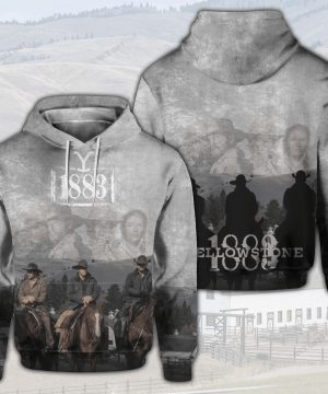 Yellowstone 1883 3D Hoodie