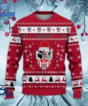 AC Ajaccio Santa Hat Ugly Christmas Sweater