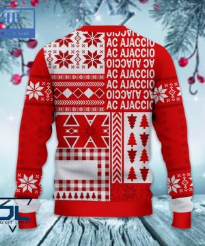 ac ajaccio ugly christmas sweater 5 6Ysix