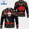 Akaza Kimetsu No Yaiba Anime Christmas 3D Sweater