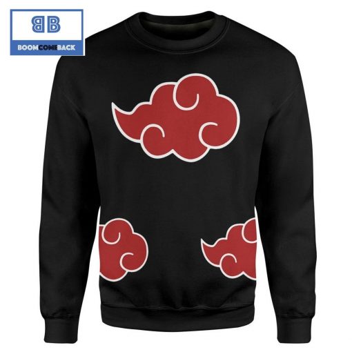 Akatsuki Naruto Anime Christmas 3D Sweatshirt