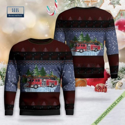 Alabama, Mobile Fire-Rescue Christmas Sweater Jumper