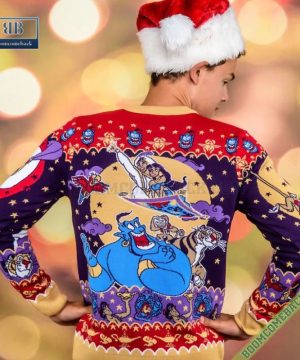 aladdin christmas wishes 3d ugly sweater gift for adult and kid 7 au72Q