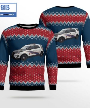 Alaska State Troopers Ford Police Interceptor Utility Ugly Christmas Sweater