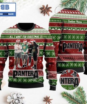 All I want for Christmas is Pantera Custom Name 3D Ugly Sweater