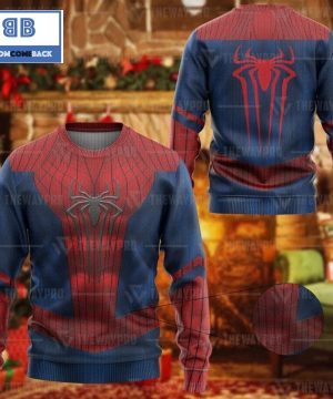 Amazing Spider Man Custom Imitation Knitted Christmas 3d Sweater