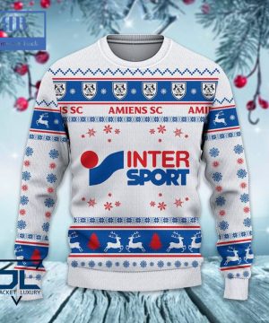 Amiens SC Santa Hat Ugly Christmas Sweater