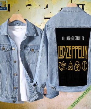 an introduction to led zeppelin denim jacket 3 8Er8U