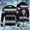 Amiens SC Santa Hat Ugly Christmas Sweater