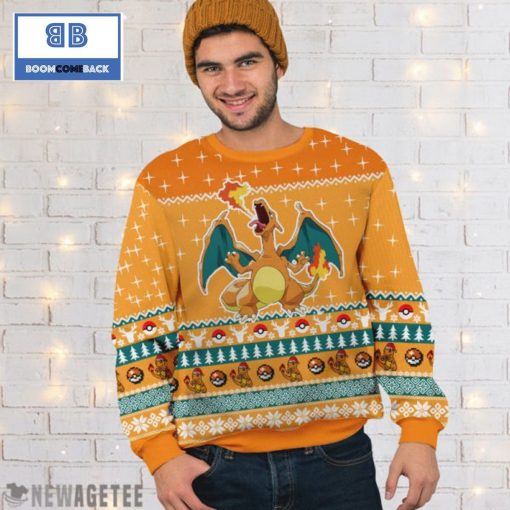 Anime Pokemon Charizard Ugly Christmas Sweater