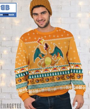 Anime Pokemon Charizard Ugly Christmas Sweater