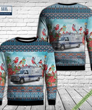 Ann Arbor, Michigan, Huron Valley Ambulance Ugly Christmas Sweater