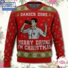 Archer Sterling Archer Danger Zone Merry Drunk Black Christmas Sweater