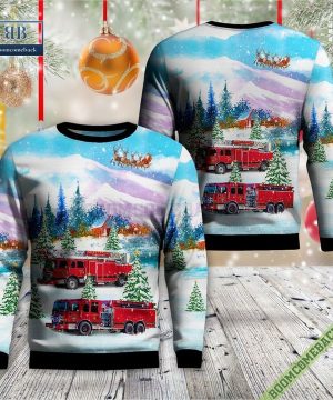 Arkansas, Fayetteville Fire Department Ugly Christmas Sweater