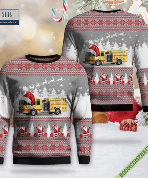 Arkansas, Horseshoe Lake Fire Dept Ugly Christmas Sweater