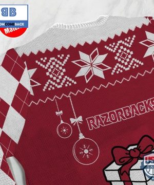 Arkansas Razorbacks Funny Ugly Christmas Sweater