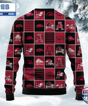 arkansas razorbacks ncaa team logo ugly sweater 3 WZJOd