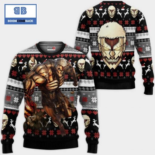 Armored Titan Attack On Titan Anime Christmas 3D Sweater