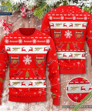 Arsenal FC Ugly Christmas Sweater 2022