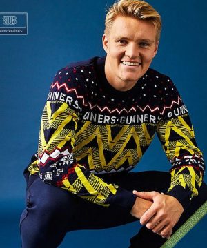 Arsenal Martin Odegaard Ugly Christmas Sweater Jumper