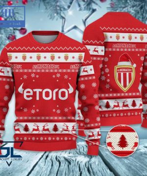 AS Monaco Santa Hat Ugly Christmas Sweater