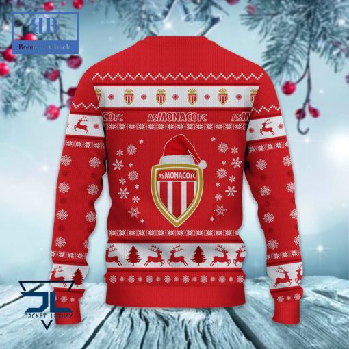 AS Monaco Santa Hat Ugly Christmas Sweater